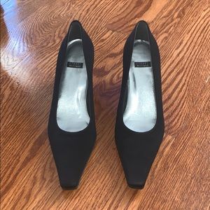 Stuart Weitzman Black Kitten Heels